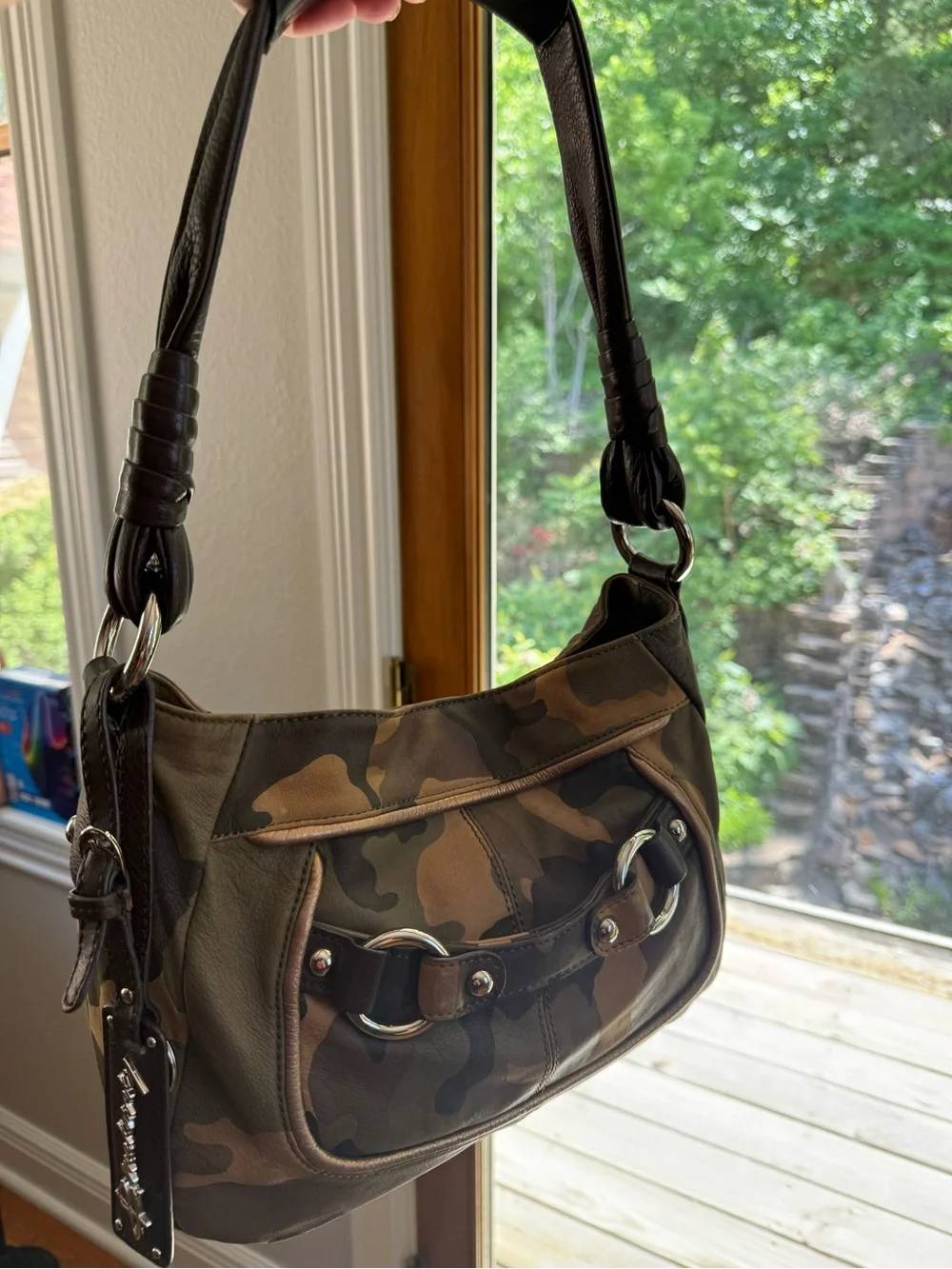 b. makowsky | Bags | B Makowsky Viral Y2k Camo Shoulder Bag Signature ...